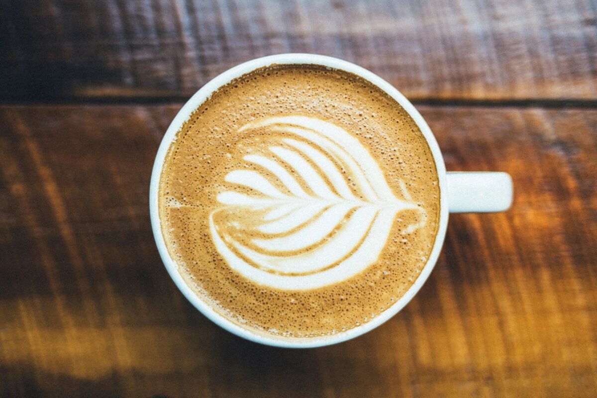 Crema surface, close up